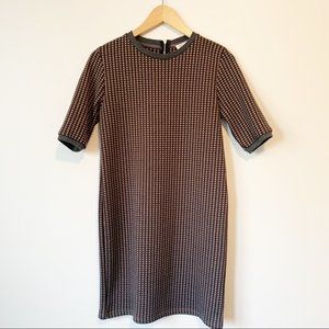 Zara Trafaluc Woven Checkered 1/2 sleeve dress, sz Small
